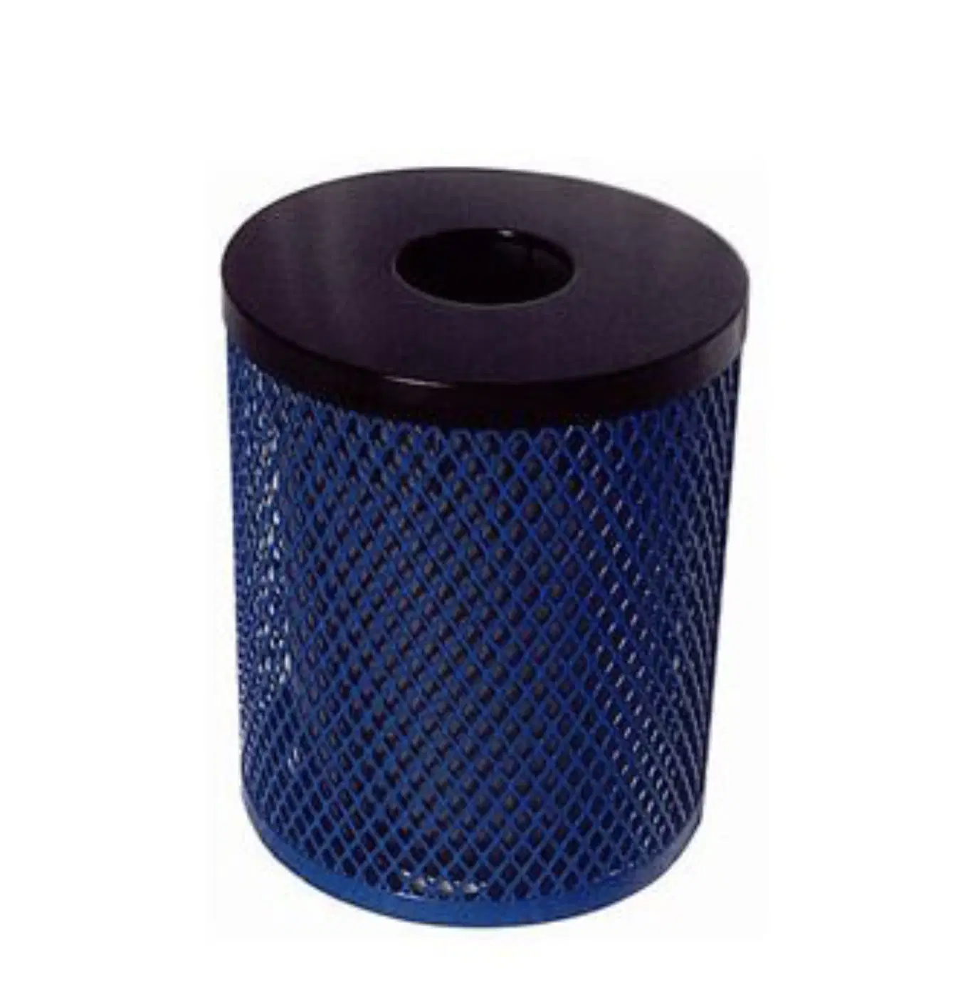 55-Gal. Expanded Metal Trash Receptacle