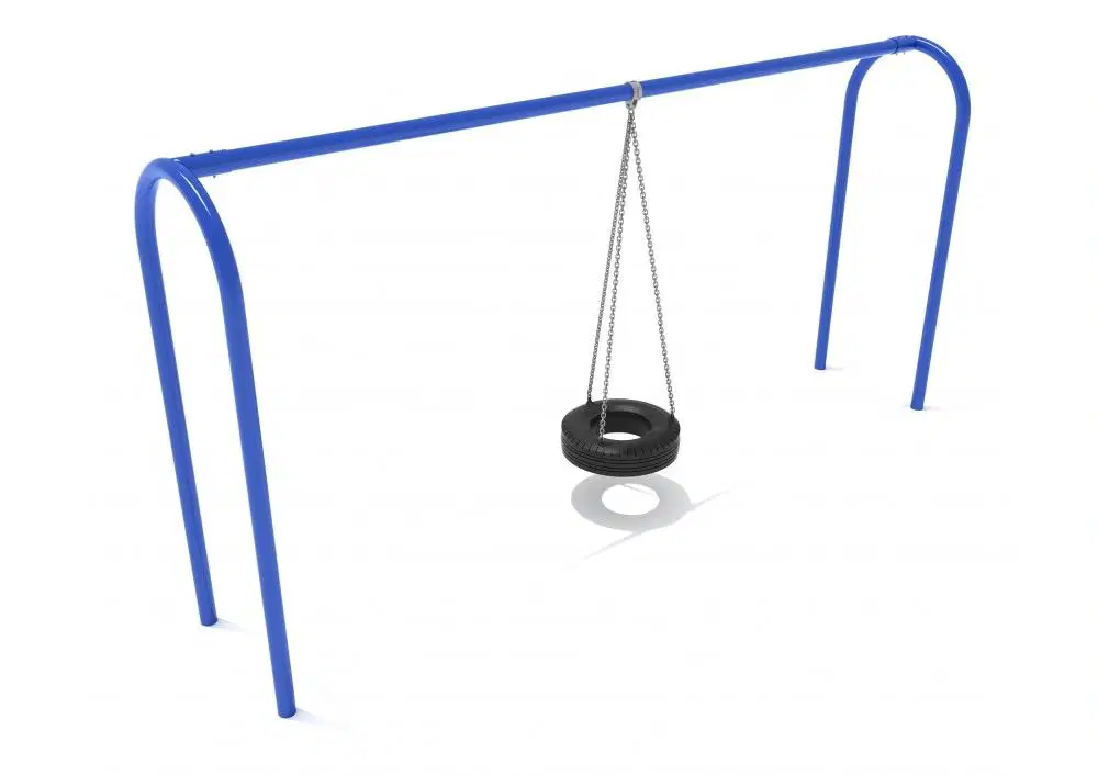 8 feet high Elite Arch Post Tire Swing