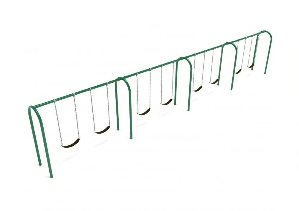 8 feet high Elite Arch Post Swing - 4 Bays