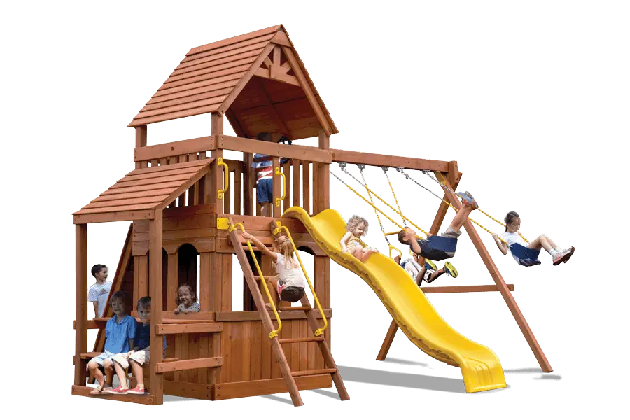 Original Fort Hangout w/ Wood Roof - 13F