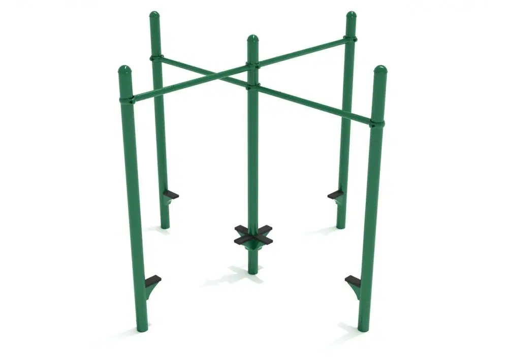 Quadruple Pull-up Bar Unit