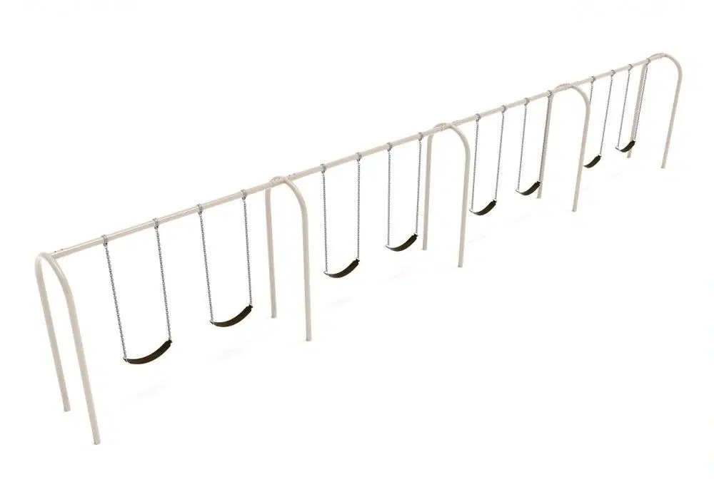 8 feet high Elite Arch Post Swing - 4 Bays - Surplus