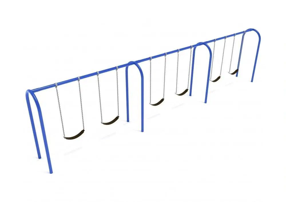 8 feet high Elite Arch Post Swing - 3 Bays