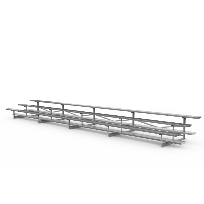3 Row Aluminum Bleachers - Baseline Series