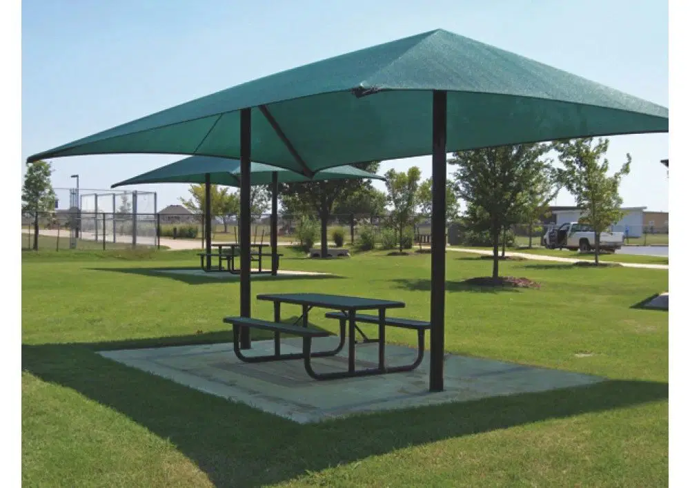 Rectangle Dual Column Fabric Shade
