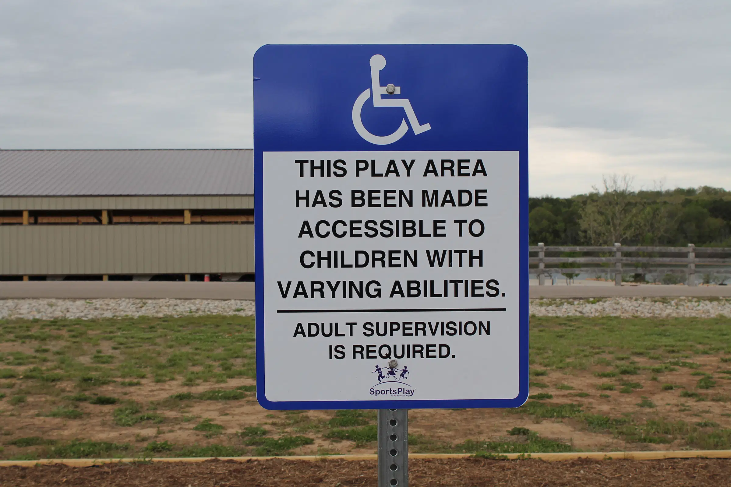 Accessible Play Area Sign