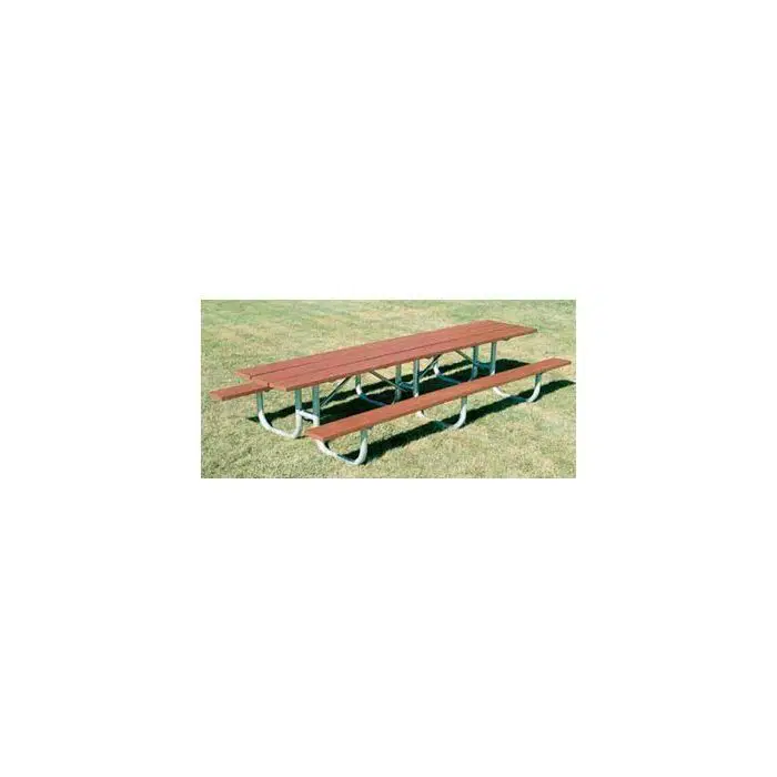 12-Ft. Heavy-Duty Wooden Shelter Picnic Table