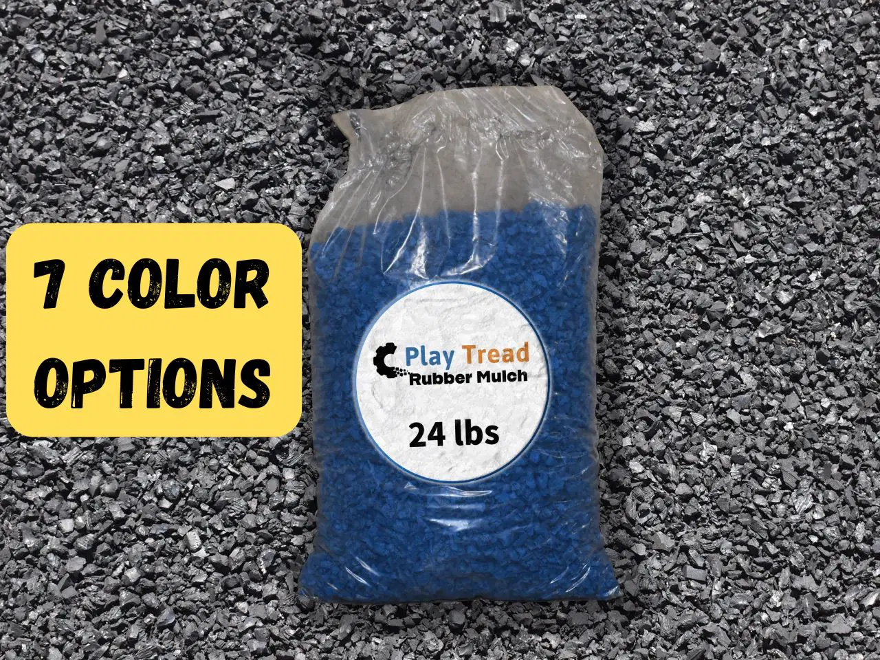 Rubber Mulch (24 lb Individual Bags)