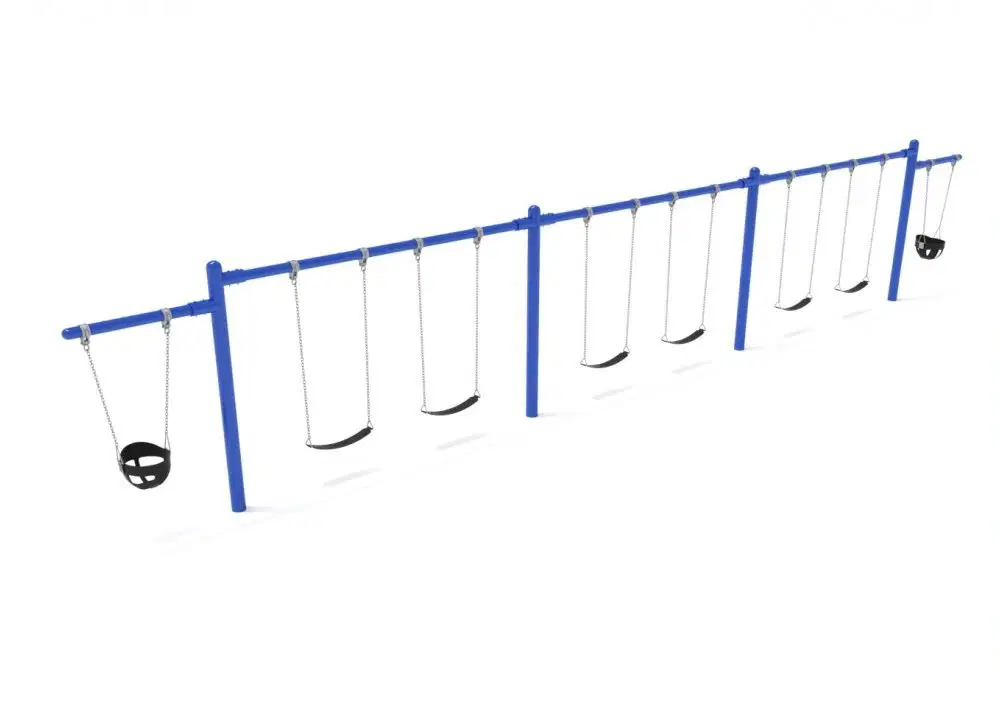 7/8 feet high Elite Cantilever Swing - 3 Bays 2 Cantilevers