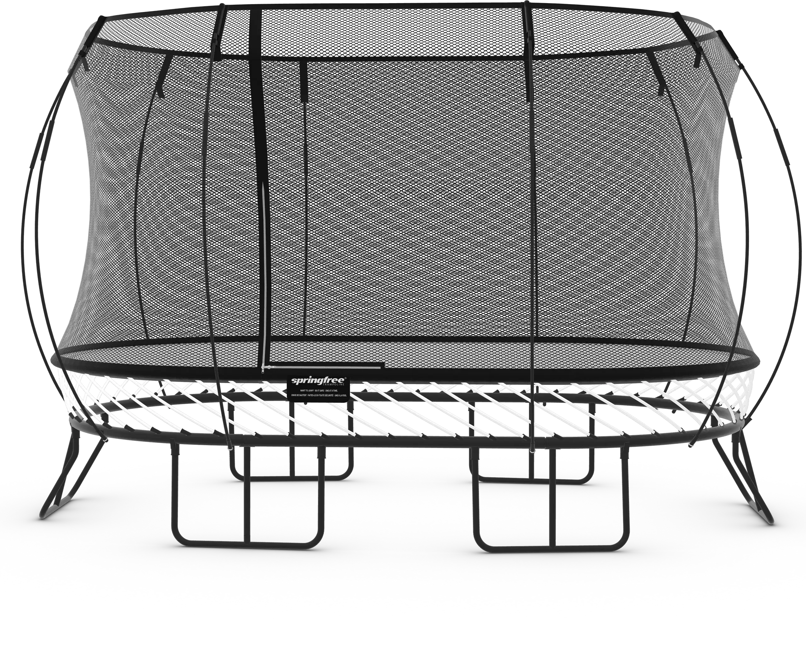 Large Oval Trampoline 8x13’ - O92