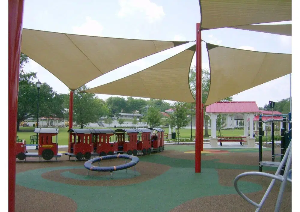 Multi-Sail Square Fabric Shade