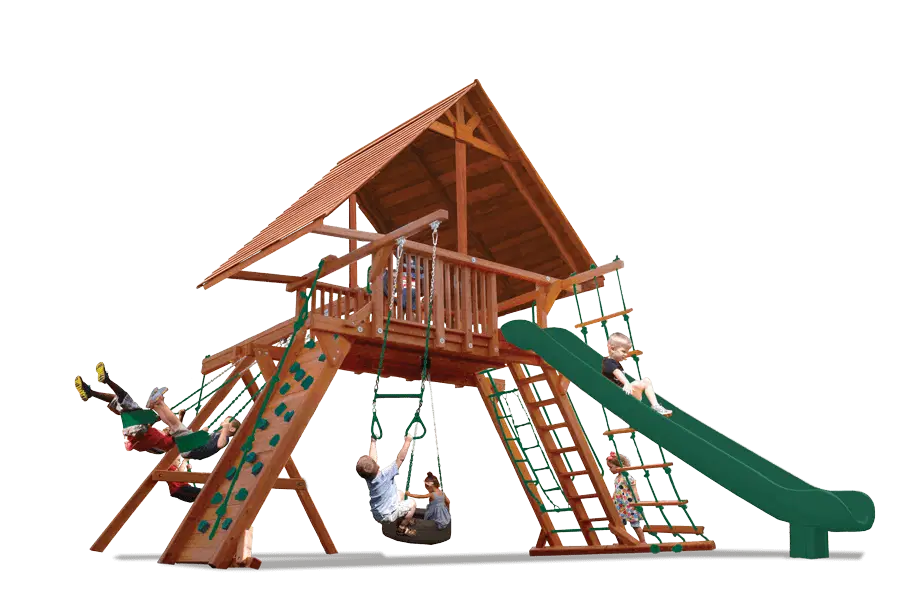 Extreme Playcenter Combo 2 w/ Wood Roof - 35B