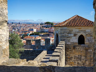Castelo de São Jorge in Lisbon, Portugal