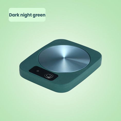 Green 220V cup warmer coffee warmer milk tea water heating cushion home mug heating carpet warm 55 ℃ constant temperature coaster gift box