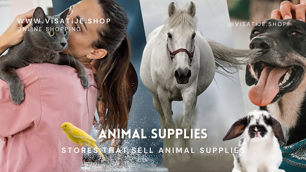animal supply online shop listing