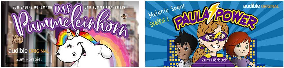 Image from Audible Homepage for Kids