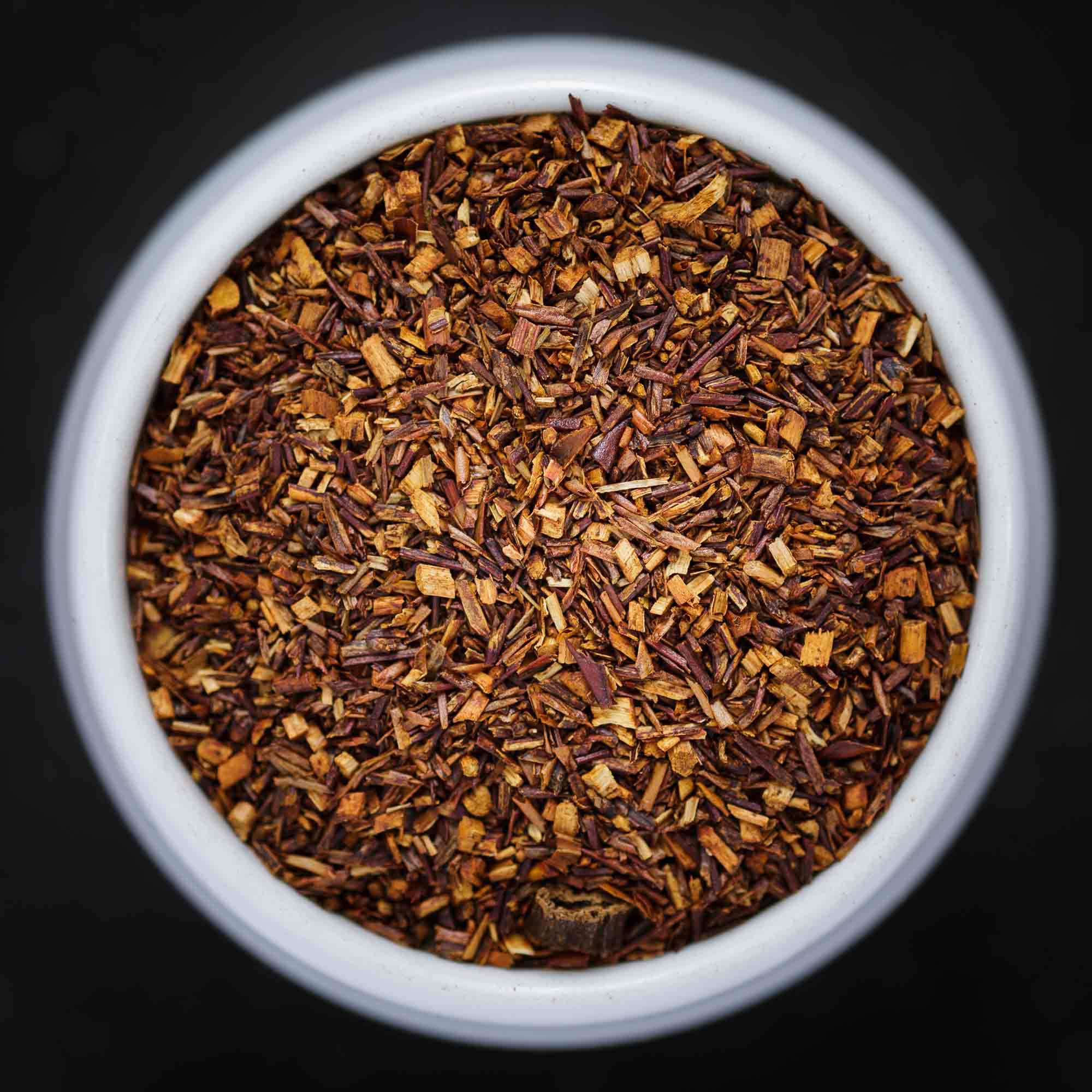 Tørkede blader av Rooibos med vanilje