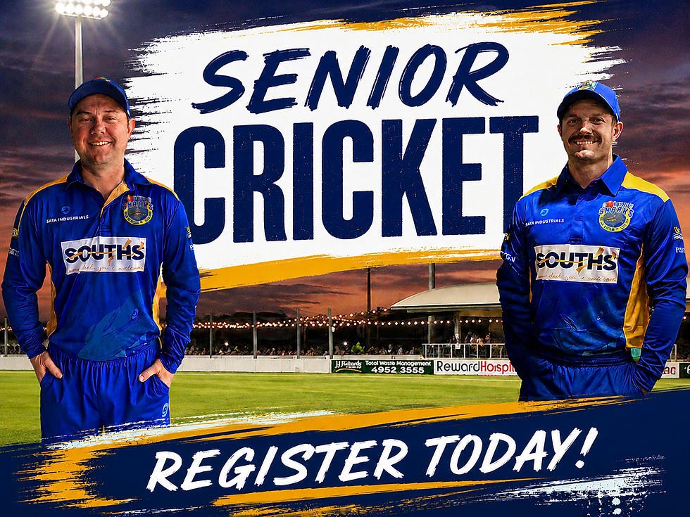 Senior Cricket Registrations Now Open for 2026/27