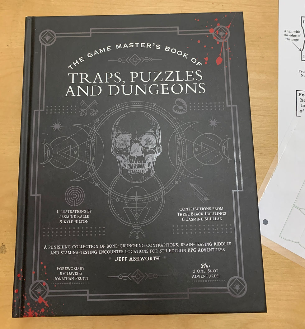image of the Game Master's Book of Traps, Puzzles and Dungeons 