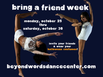 BRING A FRIEND WEEK!