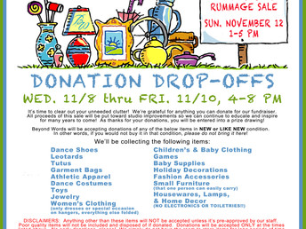 Rummage Sale Drop-Offs
