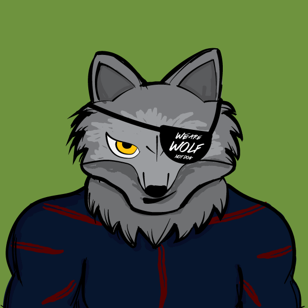 Street Wolf NFT Wolf Cardano CNFT Art