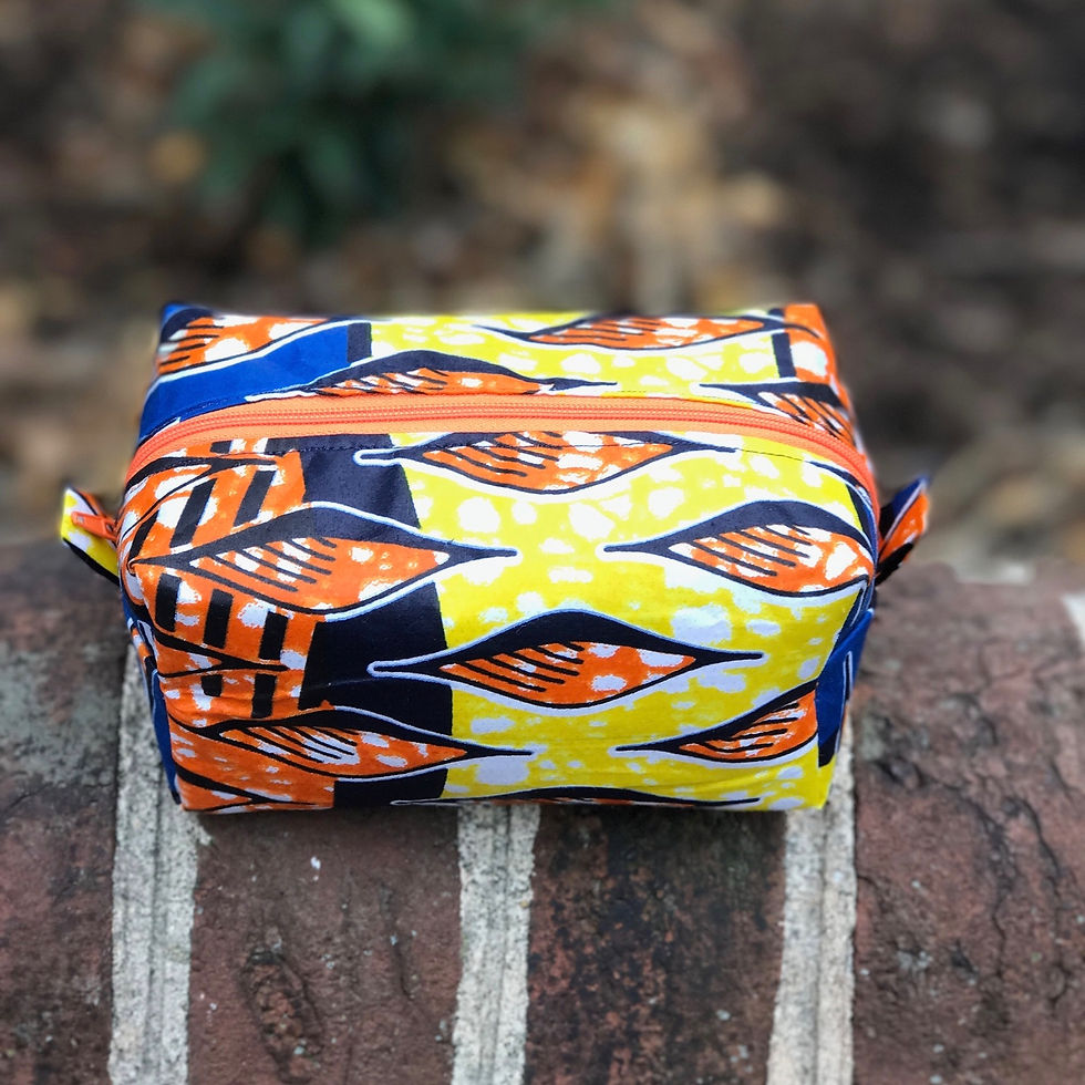 Thumbnail: Cube Pouch-Yellow Helix-Standard