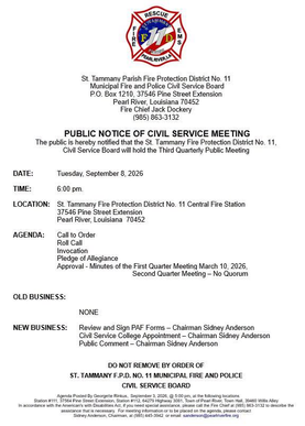 MEETING NOTICE & AGENDA
