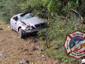 I-59 VEHICLE ROLLOVER