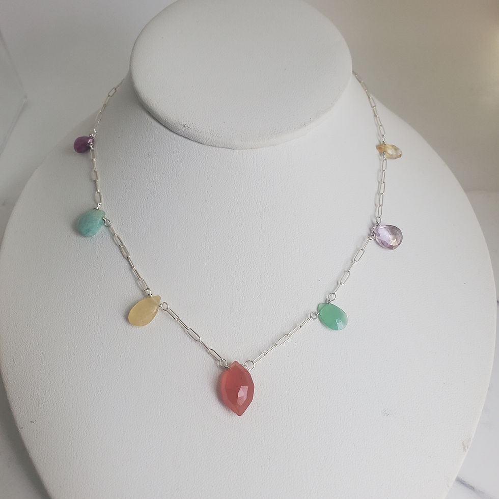 Thumbnail: Reignbow Gemstone Choker