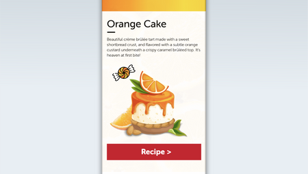 Design and development of a mobile-friendly website for a site that sells oranges and provides recipes for cakes and cocktails.
