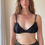 Thumbnail: Black Gathered Tie Bandeau