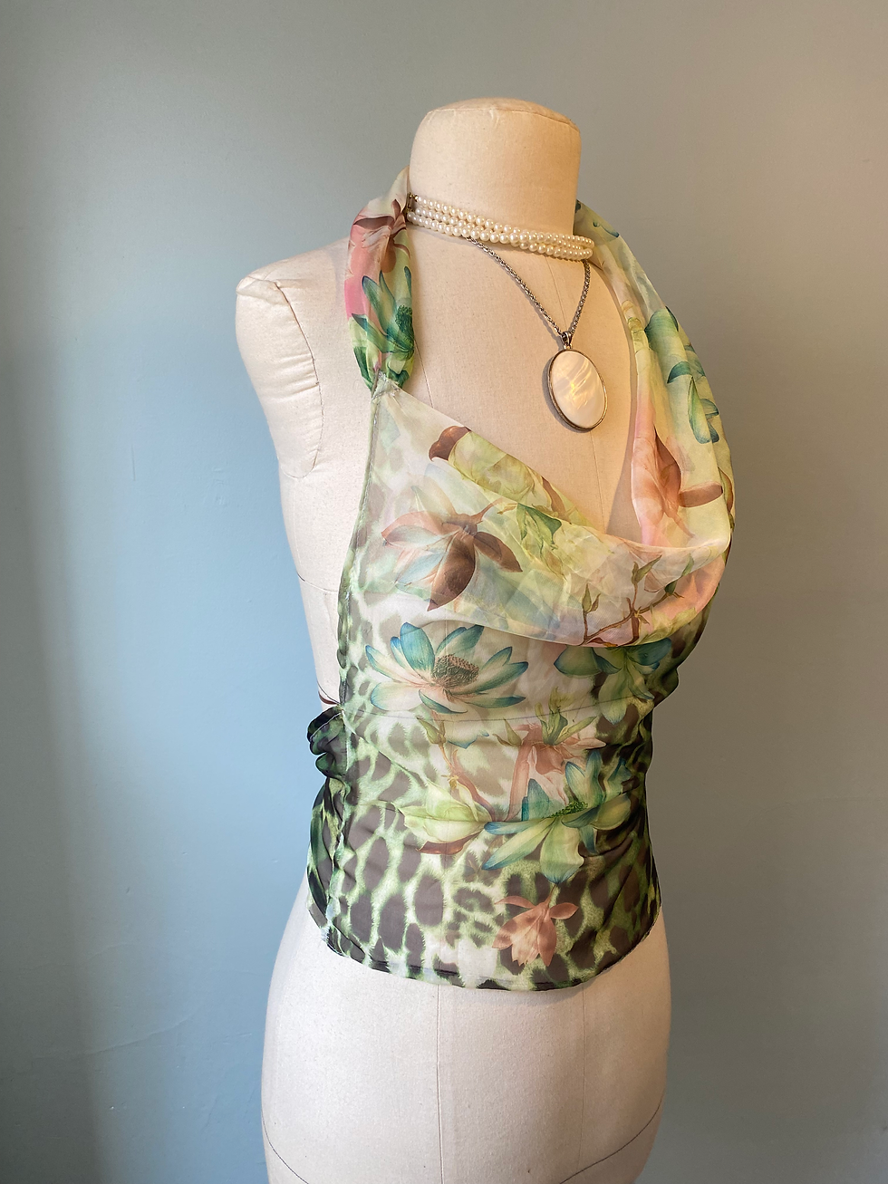 Thumbnail: 90’s Cheetah Cowl Neck