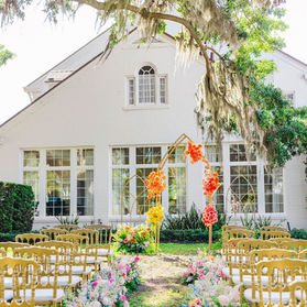 Cathedral arch for ceremony