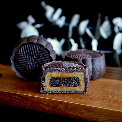 Keto Chocolate Hazelnut Truffle (巧克力榛子) Mooncake 4pcs set Goodness Eats