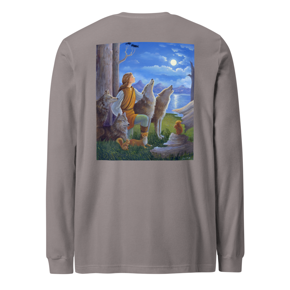 joyce patti art the immortals wolf speaker longsleeve shirt