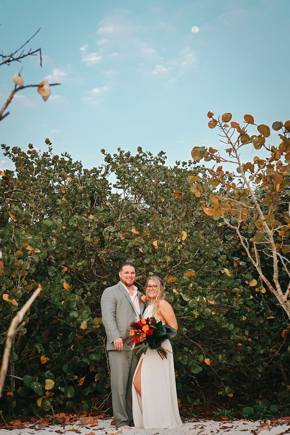 Del Nor wiggins beach sunset wedding