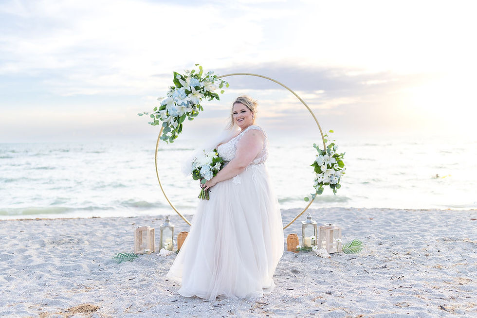 Modern Moon Arch with No Fabric
