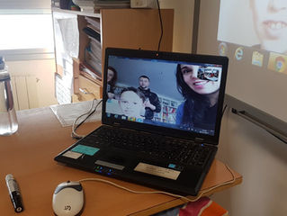 Skype en clase. Skype in the classroom