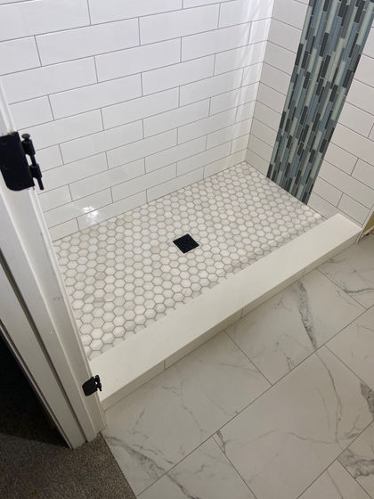 Tile installation completed