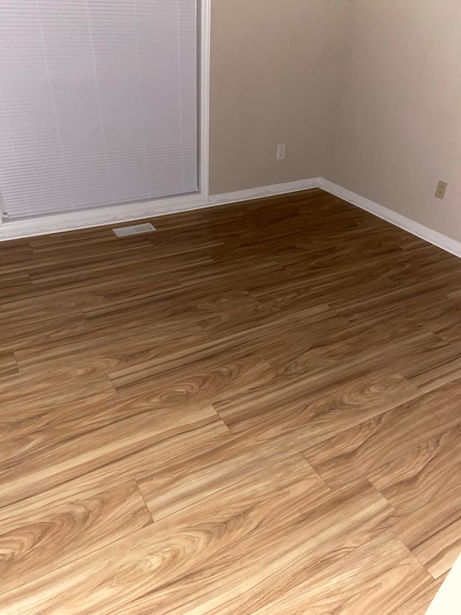 Floor installation completed