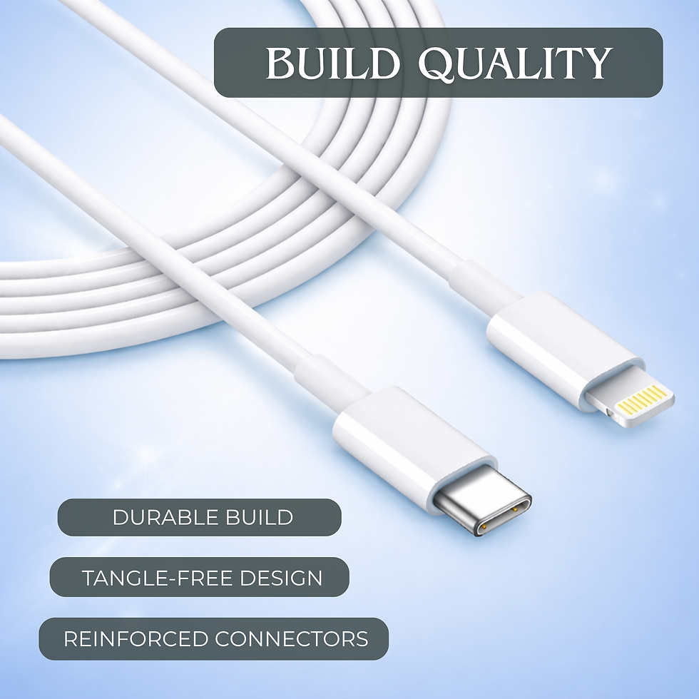 Thumbnail: Umake Premium Lightning Charging Cable | High-Speed 8-Pin Power & Sync