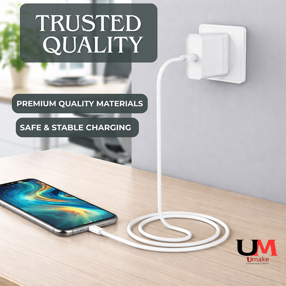 Thumbnail: Umake 27W Fast Charging Lightning Cable | High-Speed Data Sync iPhone Cable