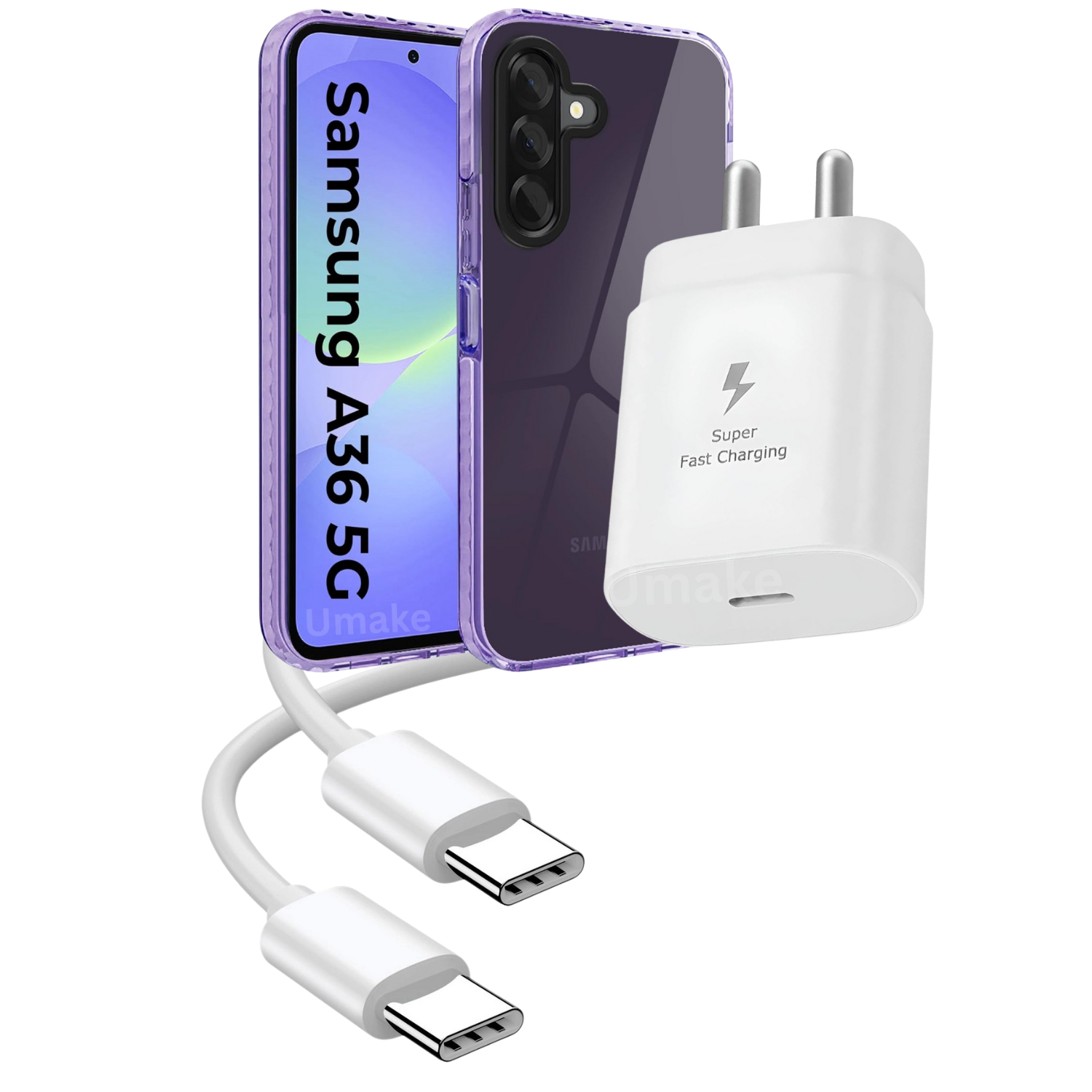 Umake 25W Fast Charging Adapter + Type-C Cable Combo | Quick Charge