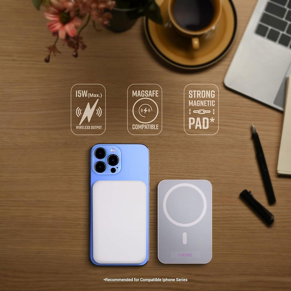 Thumbnail: Umake 5000mAh Mini Power Bank | Compact Fast Charge Backup Battery