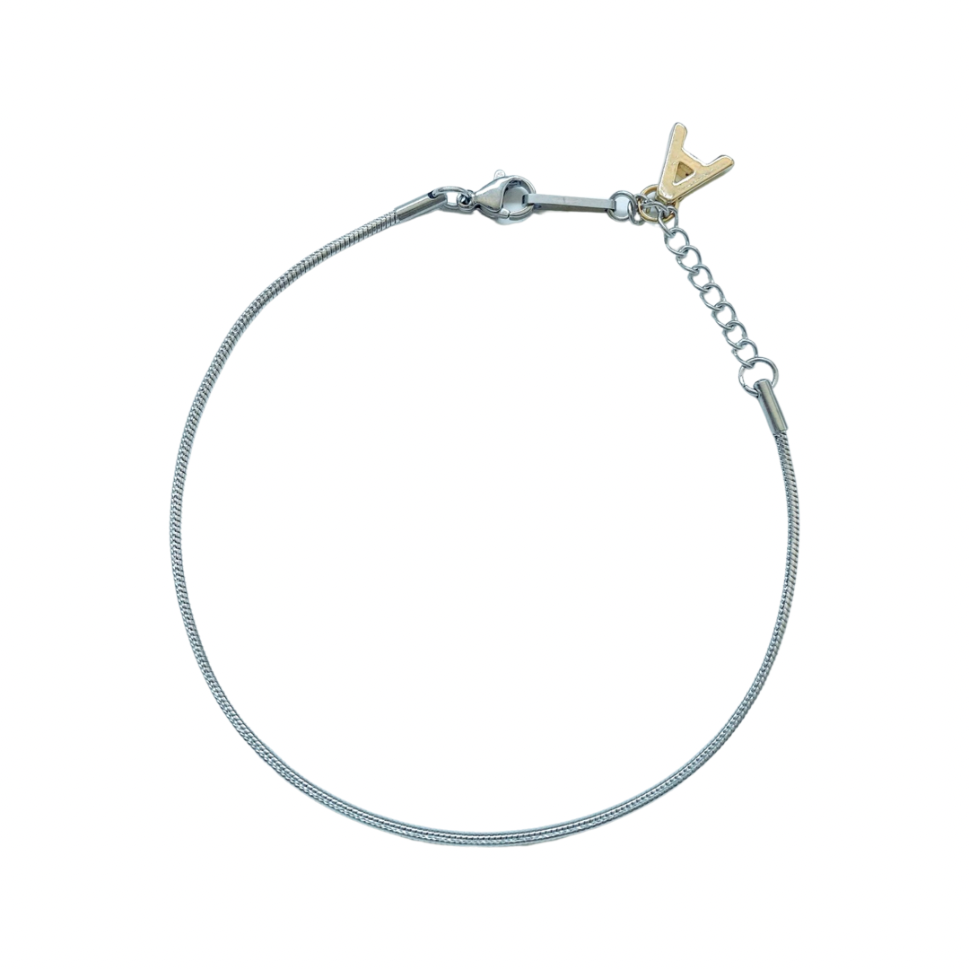 Tobillera Petite Snake Grise