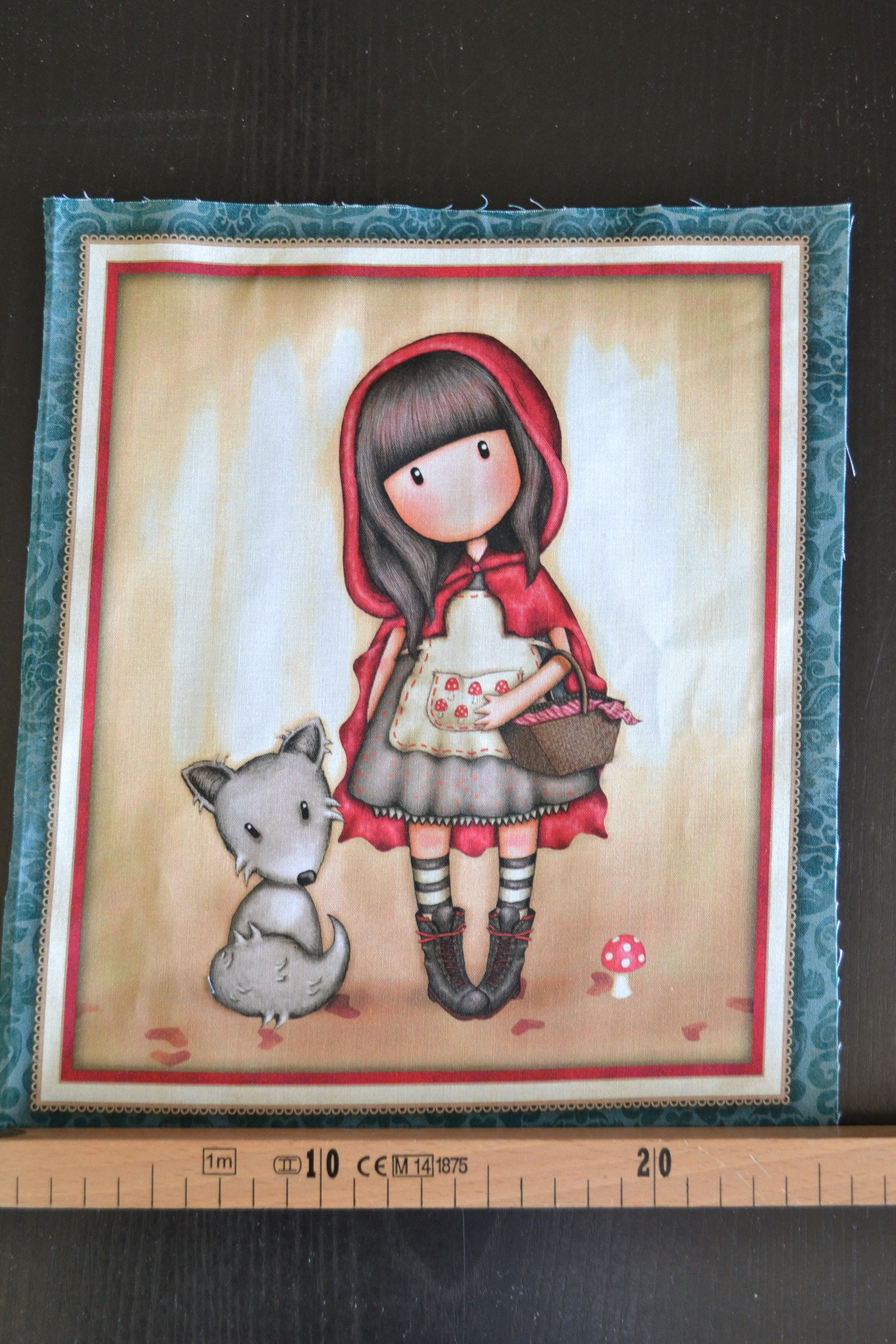 Gorjuss petit chaperon rouge fond beige