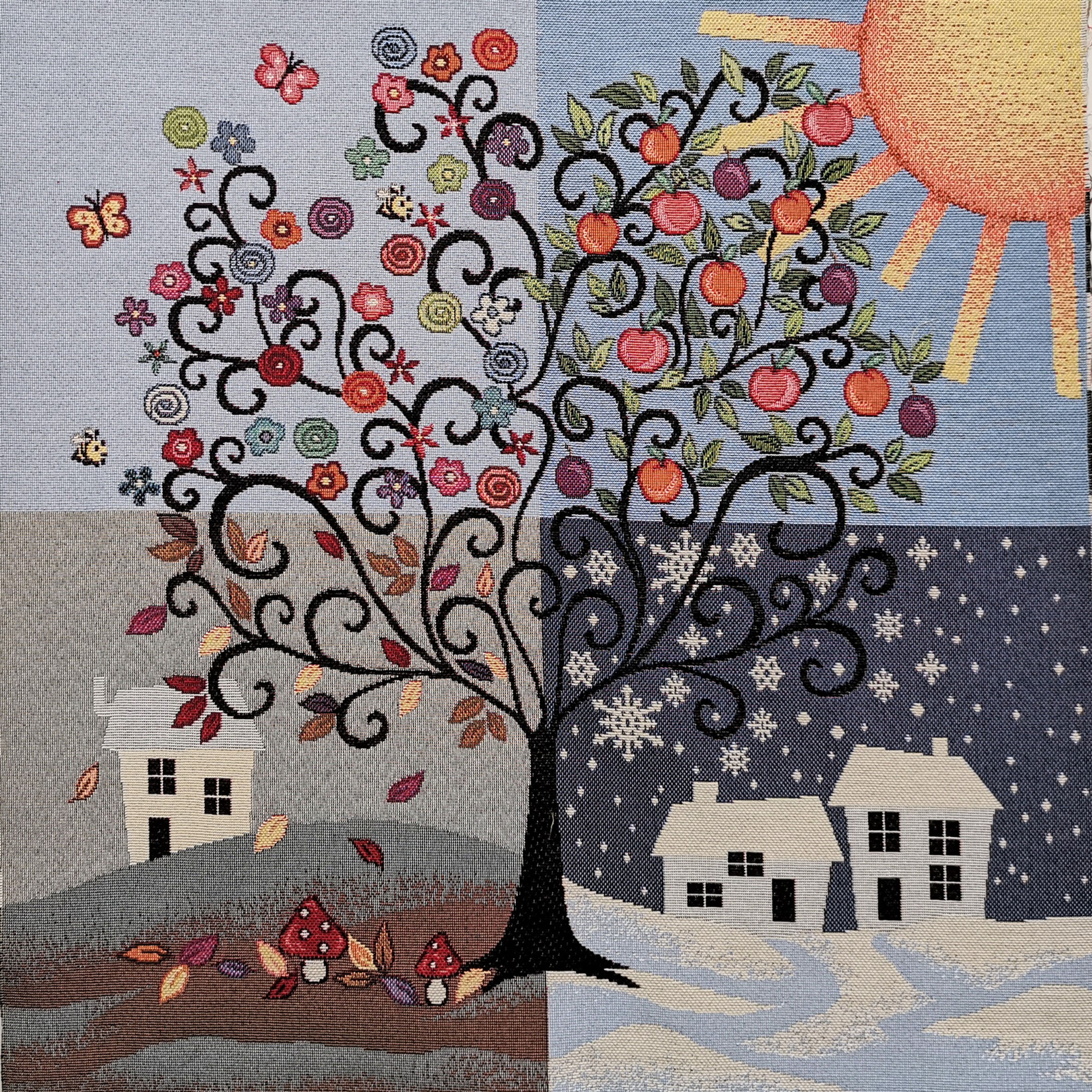 Carré - Arbre 4 saisons