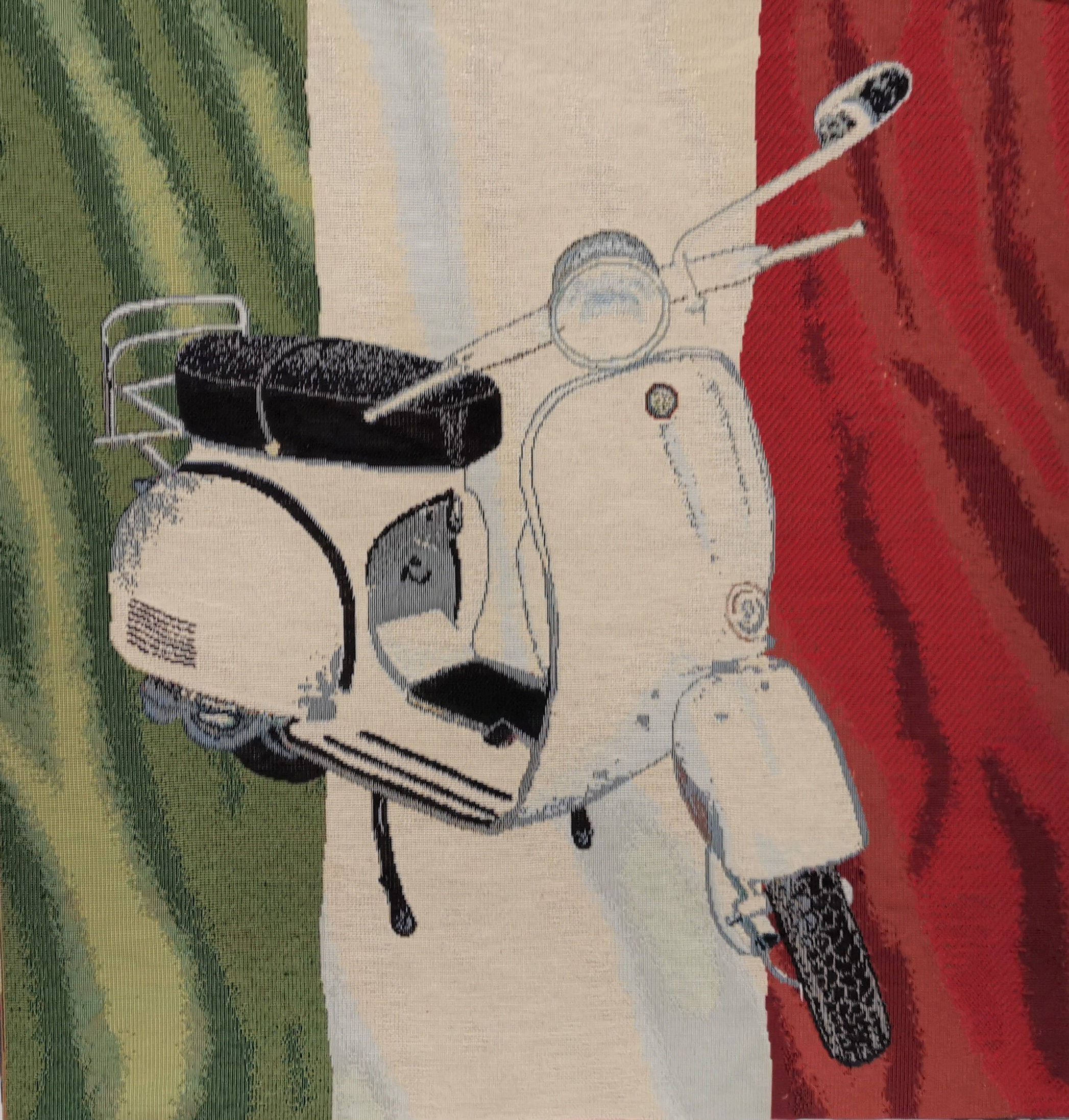 Vespa drapeau Italien