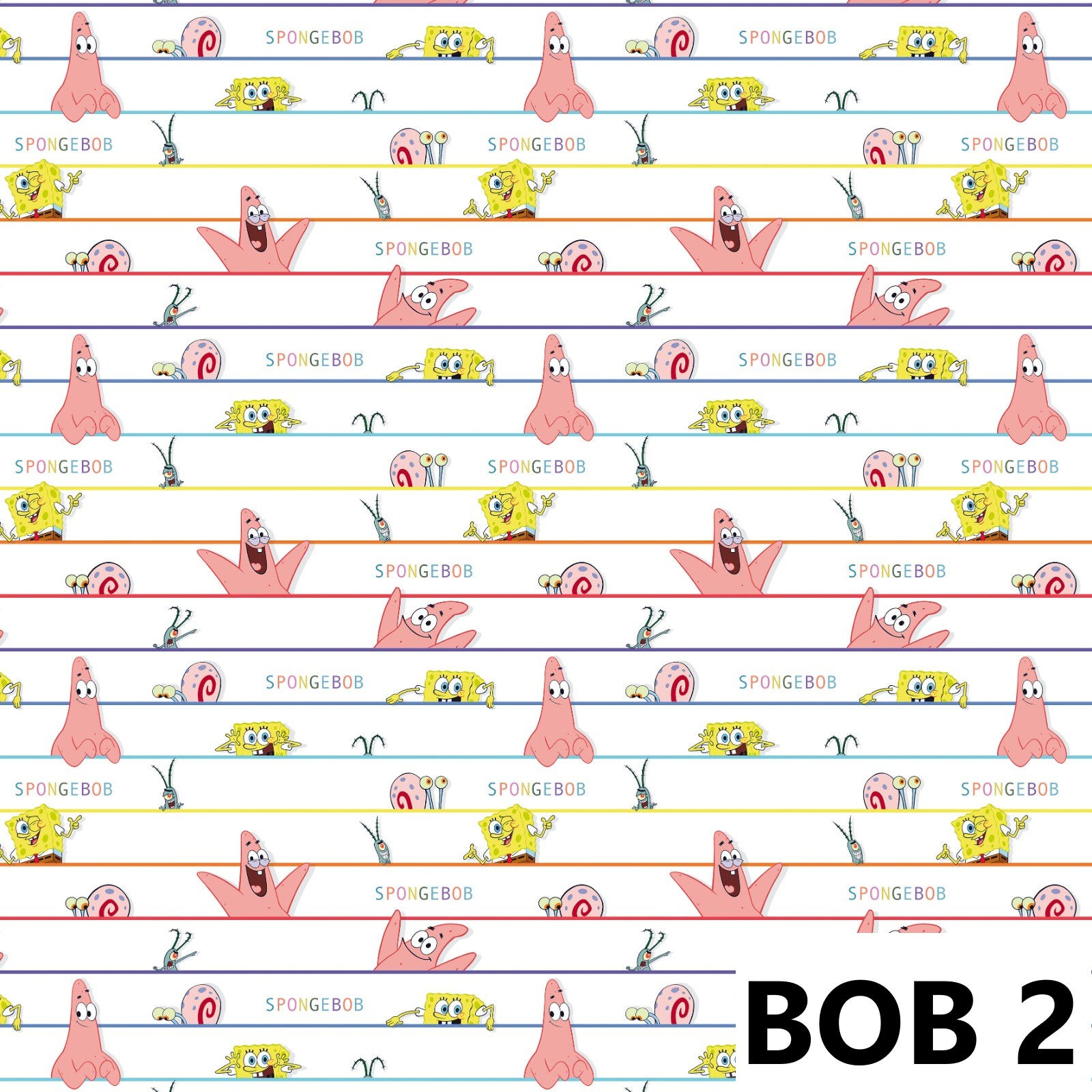 Bob l'éponge rayures